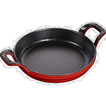 (Direct mail from Japan) Staub Round Stackable Cherry 16cm Enamel Iron Baking Pan