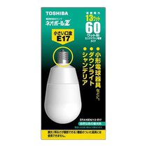 (Direct mail from Japan) Toshiba Toshiba Fluorescent Light Bulb 60W White Color 17mm EFA15EN 13