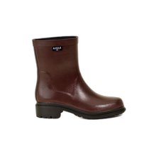 Day Tide running legs AIGLE Ai high male and female Waterproof Rain Resistant Rubber Boots Rain Boots Brown 35 ZZFR113