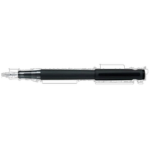 (Direct mail from Japan) PilOt Fountain Pen LIGHTIVE Chinese Subtitles M Dynamic Black Lightweight Fashion Simple