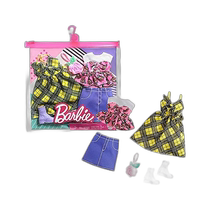 (Direct mail from Japan) Mattel skirts and accessories GRC83 (Barbie) 2 sets rose yellow doll