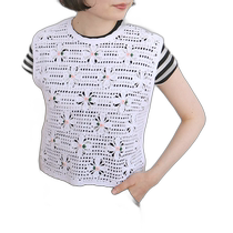 Japan direct mail CHILD WOMAN womens retro crochet style woven vest 0101KN011241