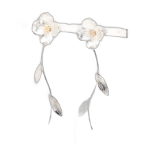 Japanese direct mail Zoule womens metal flower earrings suitable for mature women unique retro style
