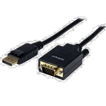 (Direct mail from Japan) DP-VGA conversion data cable 1 8M display port DP male-VGA male