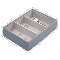 (Direct mail from Japan) Stackers jewelry box LONDON Classic 3 grid watch box light blue 73