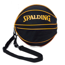 Japan direct mail diameter 27 cm Spalding sports mens and womens ball bag neon orange basketball accessories can accommodate 1