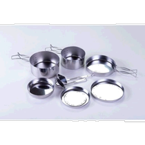 Self-operated｜PTYGRACE2022 new outdoor travel picnic cooker stainless steel lightweight camping belt