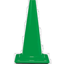 Japan direct mail Japan direct purchase TRUSCO cutting cone 40φ width 380 mm × height 660 mm green TCC 4C G