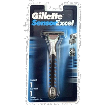 (日本直邮)Gillette吉列 sensorexcel 男性手动剃须刀 替换刀刃