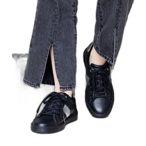 Japan direct mail (HIMIKO) graffiti plaid flat sneakers 627302