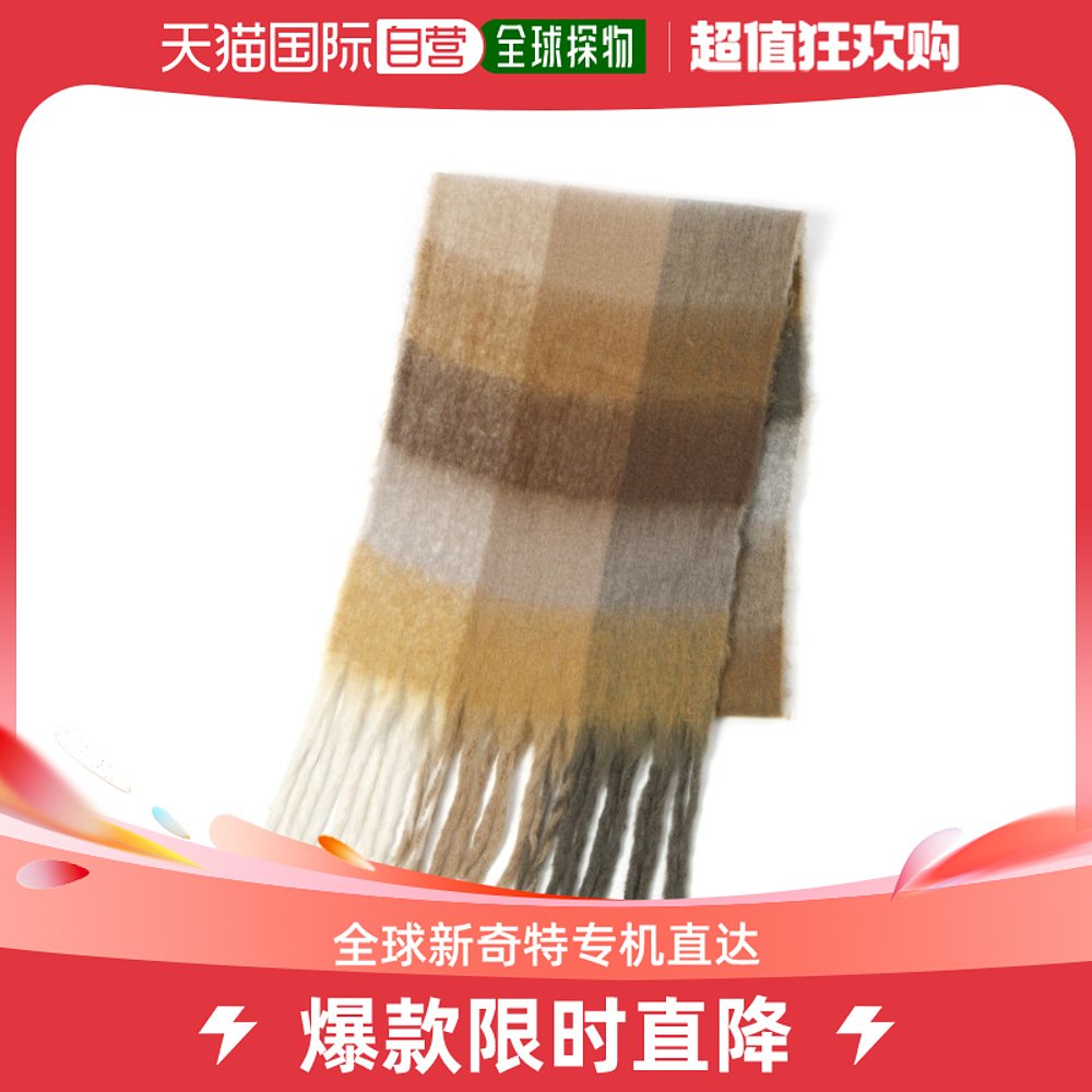 Japan Direct mail GLOBAL WORK Lady Large Plaid Thick-style scarf hand wash can warm thickened Little Yan-Taobao