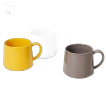 Japan direct mail DO mug set of 2 pottery Slim white gray ceramic coffee cup