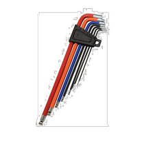 (Japan Direct Mail) GIZA PRODUCTS Five Gold Tool Corner Wrench Suit 7 Time-saving And Labor-saving