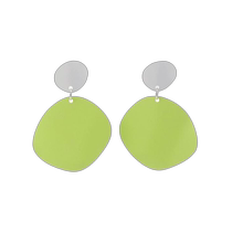 Direct mail from Japan W CIRCLE COLOR EARRING UN3D ear clip