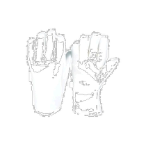 Japan direct mail TRUSCO heat-resistant gloves white plush soft lining Russell mesh fabric L size