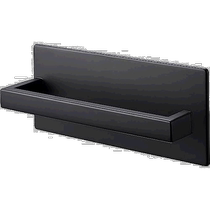 (Direct Mail from Japan) Yamazaki Umbrella Stand Magnetic Umbrella Hook Black Door Umbrella Storage