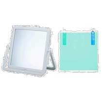 (Japan Direct mail) LEC Vertical mirror with anti-fog film white bathroom