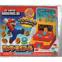 (Direct mail from Japan) epoch Yibao toy model new level Mario mini gold coin pushing game