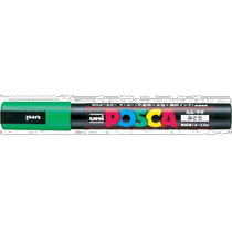 Japan direct mail Japan direct purchase uni water-based pigment mark POSKY Chinese font center green PC5M 6 Mitsubishi