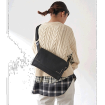 日本直邮ear PAPILLONNER 牛皮宽带斜挎包 男女款 波西米亚风格