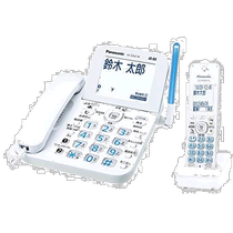 (Direct mail from Japan) Panasonic digital wireless phone with anti-harassment countermeasure function handset white