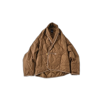 Japanese direct mail fiber pleated cross-neck short cardigan 45R other coats