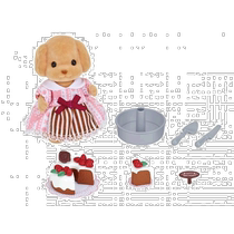 (Direct mail from Japan) EPOCH Senbel family store series cute pastry chef set