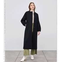 Japanese direct mail PUBLIC TOKYO Womens Niigata Prefecture wool collarless large-sleeved jacket to keep warm in winter