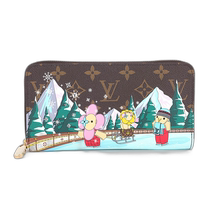 Direct mail from Japan Louis Vuitton long wallet (round zipper) Monogram Vivienne Zi