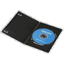 (JAPON DIRECT MAIL) SANWA SUPLY mince DVD haute couverture 1 feuillet noir 30 feuilles de DVD-TU1-30BK