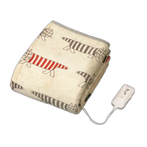 日本直邮KOIZUMI KDK-L125 电热毯 Lisa Larson Mikey 188x120cm