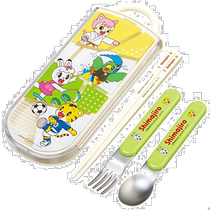 (Direct mail from Japan) skater childrens tableware childrens sports Qiaohu tableware three-piece set