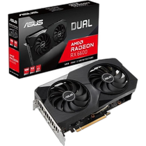 (Direct mail from Japan) Asus graphics card dual fan 2 slot design DUAL-RX6600-8G