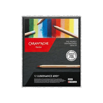 Japan Direct mail Caran dAche 6901-712 Luminance 6901 12 Color suit cardboard box
