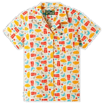Japanese fashion errand Montbell Montbell womens shirt printed short-sleeved trendy versatile 2104731 floral shirt