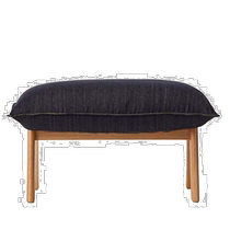 (Direct Mail from Japan) Muji Cotton Denim High Back Lounge Chair Sofa and Bench Cover Hidden