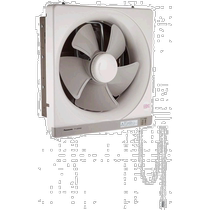Panasonic Metal Ventilation Fan Rope Type (Wheel Diameter 25cm) FY-25PM5