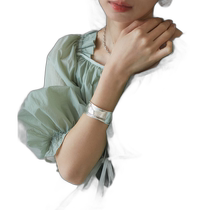 Japan direct mail VIS womens wide metal bracelet 2024ABVZ24480