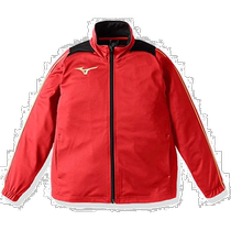 (Japan Direct Mail) Mizuno Mezzin Thick Children Teen Funk Football Training Suit Hot Body Long Sleeve Jacket Red