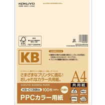 (日本直邮)Kokuyo国誉 PPC打印用彩色A4纸 100张 象牙白KB-C139