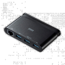 (Direct mail from Japan) SANWA SUPPLYUSBC type hub with LAN adapter USB-3TCH10