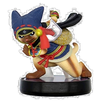 capcom figure scenery capcom amiibo figure monster hunter rises elu cat game