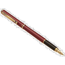 (Direct mail from Japan) PilOt fountain pen red Chinese subtitles M FCA-3SR-R-M