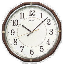 (Direct mail from Japan) Seiko Clock KX274B brown metal gloss pendulum clock wall clock