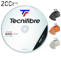 Japan direct mail 200m Technifibre mens and womens black rope code tennis equipment catgut tecn