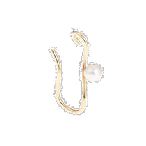 Day Tide Run Leg COCOSHINIK Pearl Wave Ear Clip (single ear used) 00