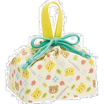 (Publipostage direct du Japon) SKATER sac à lunch avec cordon de serrage pour enfants sac de rangement pour boîte à lunch motif ours