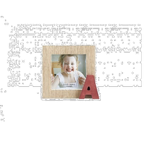 (Japan Direct mail) LAADONNA Radona photo frame baby laby laby laby lb26-