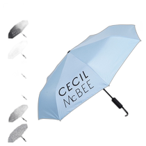 Japan Direct Mail CECIL McBEE Green Folding Umbrella Lightweight Automatic Opening and Closing Parasol Used in Sunny or Rainy Days