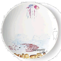 Japan Direct Mail (Japan Direct Mail) Aito Leo Lionni Plate About 16㎝ Mino Yaki 278234